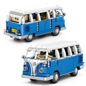 High Quality Blocks Beijing Auto Museum T1 <strong>Camper</strong> <strong>Van</strong> Car Model Building Blocks Car Bricks Compatible 10220 Kids <strong>Toys</strong> - Product Image 3