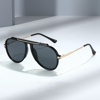 Lunettes de soleil rétro surdimensionnées pour femmes, lunettes de soleil vintage, logo personnalisé, UV400, vente en gros, tendance années 90, Y2K, lunettes de soleil tendance