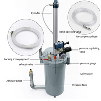 Machine de distribution de colle silicone en acier au carbone QLH 2600ML, fût sous pression 220V 10 kW, garantie 1 an