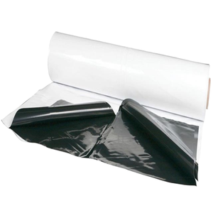 Film <span class=keywords><strong>d</strong></span>'<span class=keywords><strong>ensilage</strong></span> professionnel noir et blanc, bâche agricole robuste en plastique, fabricant OEM de moules soufflés - Product Image 1