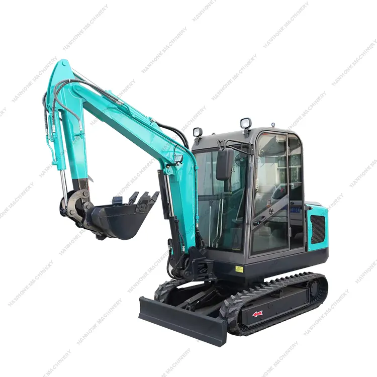 ประสิทธิภาพที่ดีเครื่องขุด MICRO BACKHOE 3 T รถขุดตีนตะขาบขนาดเล็ก