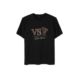 Camiseta suelta de verano personalizada para hombre con estilo de moda y patrón de letras a juego - Product Image 1