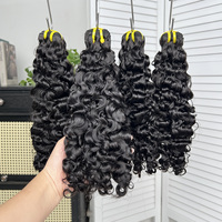 Lots en gros de mèches bouclées brutes birmanes, grade 12A, double tirage, tissage de cheveux humains, cuticules alignées, extensions de cheveux vierges non traités