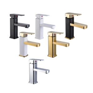 Rubinetto Miscelatore Monocomando Moderno per Lavabo, Acqua Calda e Fredda, in Acciaio Inossidabile, per <span class=keywords><strong>Bagno</strong></span> - Vendita all'Ingrosso dalla Fabbrica - Product Image 2