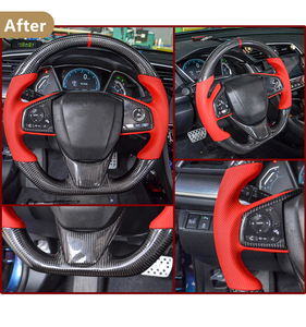 <span class=keywords><strong>พวงมาลัย</strong></span>รถยนต์,สำหรับ Honda Civic 10th 2016-2018 - Product Image 2