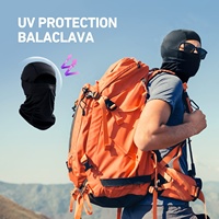 Vente en gros de balaclavas anti-UV en polyester pour hommes et femmes, doublure de casque de vélo et de moto, masque intégral pour le visage