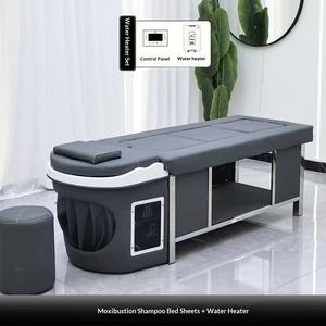 Table de massage multifonction professionnelle avec rangement pour salon de coiffure, spa et relaxation - Product Image 3