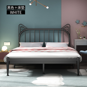 <span class=keywords><strong>Letto</strong></span> in ferro europeo per bambini, singolo/<span class=keywords><strong>matrimoniale</strong></span>, stile Mid-Century moderno, pieghevole, per hotel, appartamenti e affitti. - Product Image 5