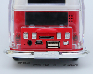de alta calidad con forma de autobús para coche modelo colorido de <span class=keywords><strong>taxi</strong></span> Altavoz inalámbrico - Product Image 2