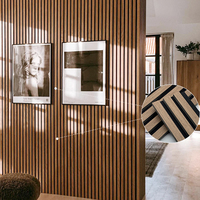 Panneaux acoustiques en mousse MDF écologiques au design moderne, insonorisants, pour décoration murale de bureau, 1.0 NRC