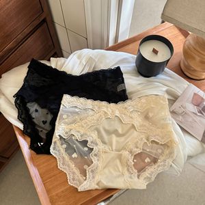 Biancheria intima all'ingrosso della maglia del pizzo, comoda e la pelle amichevole sexy biancheria intima trasparente di colore solido semi - Product Image 3