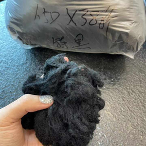 GRS Recycle 100% Polyester Tops 3D 88mm Semi-Dult Raw White Yarn Spinning Staple Fiber for Concrete & Filling Material - Product Image 6