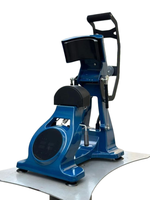 Machine de presse à casquettes semi-automatique à double chauffage ODM/OEM avec positionnement laser, prise en charge de la personnalisation couleur et logo pour la vente au détail et en gros