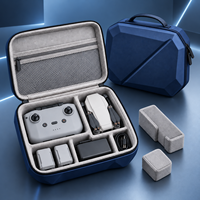 Étui de transport portable pour mini-drone, sac de rangement de voyage en EVA avec séparateur personnalisé pour la télécommande et le stockage des batteries