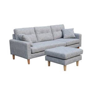Sofá Seccional Modular de Tela al por Mayor B2B con Chaise Longue <span class=keywords><strong>Reversible</strong></span> y Otomana para Muebles de Sala de Estar Contemporánea - Product Image 2