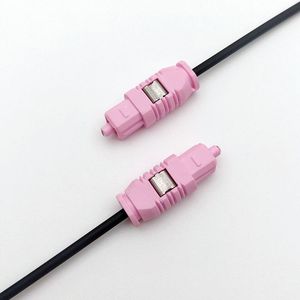 Cable de Audio Óptico de Fibra de Plástico Rosa de 1m, Modelo Kinz 2.2 Personalizable, con Atenuación de 180dB/km, Toslink <span class=keywords><strong>SPDIF</strong></span> - Product Image 2