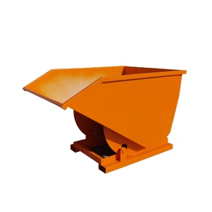 forklift tipping bin / steel tipper bin / self dump hopper