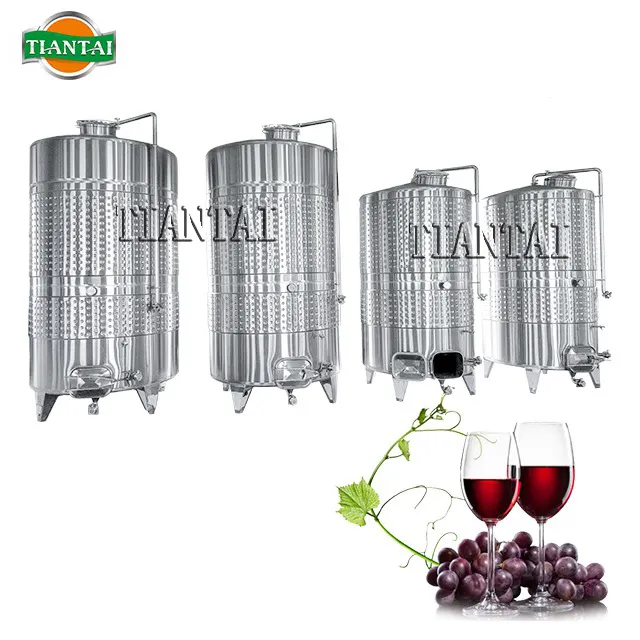 2000L 2500L 4000L şarap yapma ekipmanları/şarap fermenter/şarap fermantasyon tankı