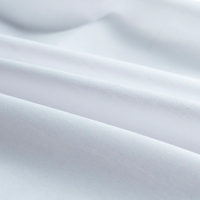 150cm Largeur TC 65/35 115gsm à 120gsm Blanc Dacron 65% Polyester 35% Coton Popeline Tissu par Rouleau