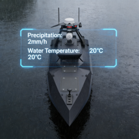 Plateforme professionnelle de relevé des fonds marins, bateau autonome multi-capteurs sans pilote pour la surveillance des surfaces marines