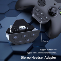 Adaptateur de casque stéréo noir, adaptateurs audio, convertisseur de casque pour la série X et autres accessoires de jeu Xbox One