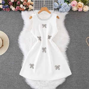 Nuevo Vestido de Moda Vintage Negro para Mujer, Vestido de Playa de Verano, Falda Corta sin Mangas, Vestidos Ajustados Elegantes para Mujer - Product Image 1