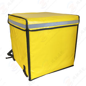 Bolsa de gran capacidad de etiqueta privada para comida, de doble cubierta bolsa impermeable, bolsa azul de entrega de alimentos - Product Image 4