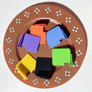 24 pièces/ensemble Assiettes mexicaines en plastique de 13 pouces, design traditionnel, assiettes mexicaines pour mariage mexicain, fête de naissance, fournitures pour fêtes - Product Image 5