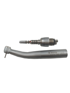 Manipolo Turbina ad Alta Velocità SOCO con <span class=keywords><strong>LED</strong></span> e Fibra Ottica, Attacco Rapido / Parti di Ricambio per Manipolo Airotor - Product Image 5
