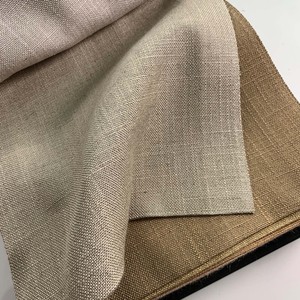 Tela de tratamiento de ventana de mezcla de lino al por mayor-Material de tapicería elegante para interiores de oficinas y cortinas de sala de estar - Product Image 5