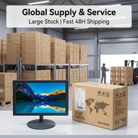 Moniteur industriel 15,6 pouces, écran LCD HD 1280x800 avec panneau VA, port HDMI, support VESA pour système de surveillance CCTV