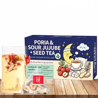 Thé aux graines de jujube et à la Poria, thé de nuit réparateur, soulage le stress et améliore la qualité du sommeil, sachets de thé