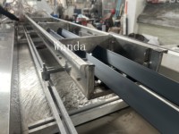 Machine d'extrusion de profilés plastiques PE PP ABS, extrudeuse d'angle pour la fabrication de profilés en PVC, PP, PE