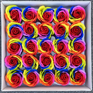 ขายส่ง8เซนติเมตรยักษ์ที่มีสีสันกุหลาบสบู่ดอกไม้สำหรับดอกไม้ DIY ช่อ - Product Image 5