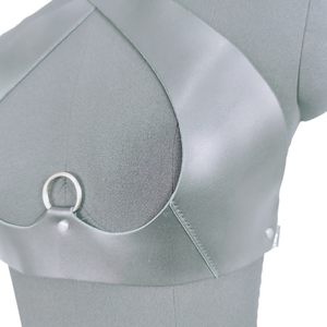 طقم حزام حمالة صدر وربطة عنق تصميم خماسي اللون لضبط الأطراف للنساء لتسليط الضمغات على الجسم ملابس للرقص بتصميم البانك القوطي للاحتفالات والهالوين - Product Image 6