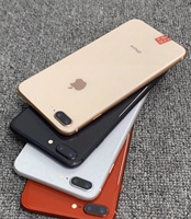 Téléphones mobiles d'occasion de bonne qualité en gros, 32 Go, 128 Go, 256 Go, smartphone 4G, iPhone 7 Plus 8 Plus d'occasion noir pur