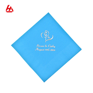 Personnalisé Jetable <span class=keywords><strong>Bleu</strong></span> <span class=keywords><strong>Marine</strong></span> Personnalisé Serviettes Serviettes <span class=keywords><strong>En</strong></span> <span class=keywords><strong>Papier</strong></span> Pour Les Mariages - Product Image 3
