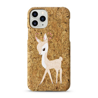 Coque antichoc en bois véritable de liège, étui de téléphone portable, lavable et biodégradables, Anti-chute, pour iphone 11 Pro Max
