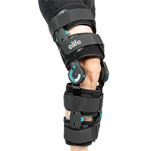 E-Life E-KN097B Adjustable Orthosis Post Op Rom Hinge Knee Brace Support For Stabililzation