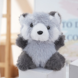 Peluches Adorables de <span class=keywords><strong>Mapache</strong></span> y Panda Rojo, Juguetes de Peluche para Máquina de Garras, Llavero de Peluche de <span class=keywords><strong>Mapache</strong></span> y Panda Rojo - Product Image 6