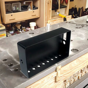 Renk anodize alüminyum ekstrüzyon paslanmaz çelik kum kabı muhafaza alüminyum alaşım CNC freze levha Metal kesme parçaları - Product Image 2