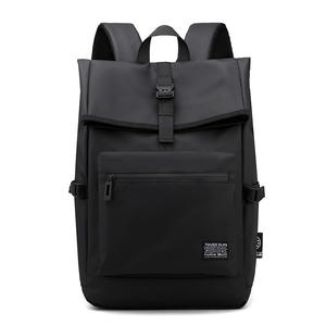 Custom Men's Lightweight <b>Laptop</b> Backpack Simple Closure Shoulder <b>Bag</b> College Students Leisure <b>Travel</b> Waterproof Backpack - Product Image 2