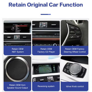 Sistema Linux de 10,25 Polegadas com Carplay Sem Fio GPS Portátil para Carros para BMW Série 5 F10 F11 CIC 2010-2012 - Product Image 5