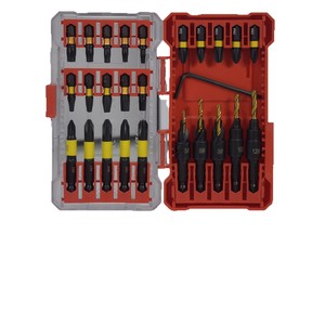 Kezhide Impact <b>Driver</b> Bit <b>Set</b> 26 Pcs With Woodworking Countersunk Drill Bits Hex Shank Magnetic - Product Image 3