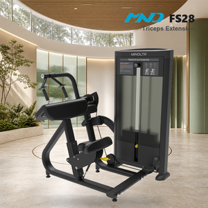 现代坐式三头肌训练机健身器材 MND FS28 肌肉训练机，适用于商业健身中心，耐用 - Product Image 1