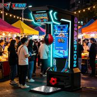 Machine de boxe commerciale pour centre d'arcade, testeur de force de boxe à monnayeur, jeu sportif