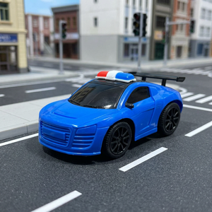Voiture de police sportive pour enfants, jouet en plastique, véhicule de patrouille d'urgence, emballé en BOPP, quatre roues, unisexe, pour les enfants de 4 à 12 ans - Product Image 3