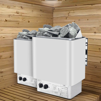 Peralatan Sauna FANLAN 6KW, Aksesoris Ruangan Sauna, Pemanas untuk Penggunaan Ruangan Sauna, Batu