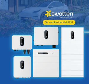 อินเวอร์เตอร์พลังงานแสงอาทิตย์ไฮบริด Swatten 15kW ได้รับการรับรองจาก TUV รุ่น SiH-15kW-TH <4ms ระบบออฟกริด น้ำหนัก 36.5 กก. ระบายความร้อนด้วยอากาศธรรมชาติ - Product Image 2