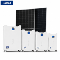 Batterie de stockage d'énergie solaire LiFePO4 empilable 51,2 V 600 Ah 30 kWh pour station d'énergie domestique, service longue durée, alimentation de secours commerciale